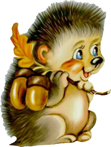 Ежики мультяшные