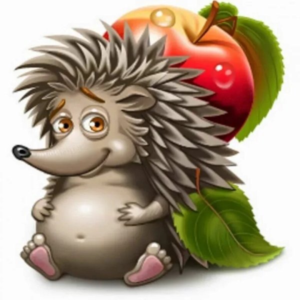 Ежик мультяшный