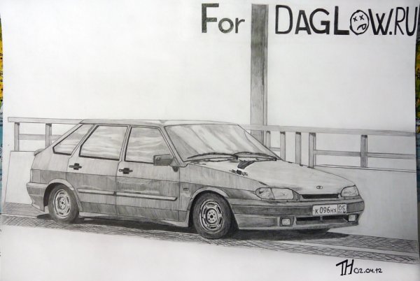 Рисовать ВАЗ 2114