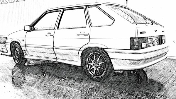 Раскрашивать ВАЗ 2114