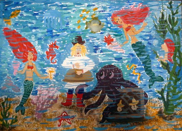 Рисунок к опере Садко