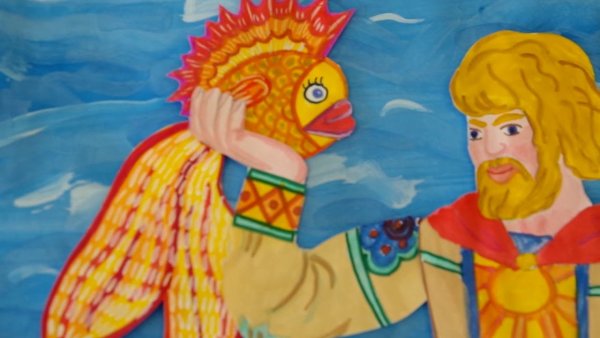 Рисунок корабля из сказки о царе Салтане