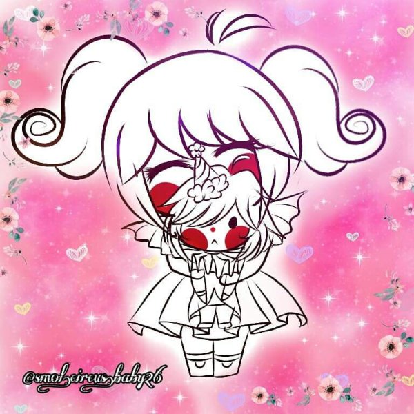 ФНАФ бейби для срисовки