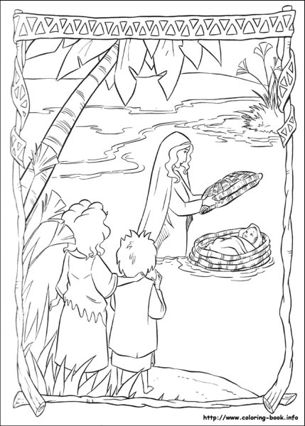 Библейские раскраски для детей