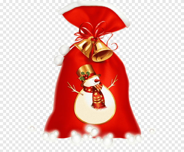 Мешок с подарками трафарет