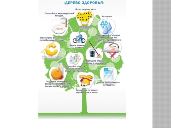 Дерево здоровья в детском