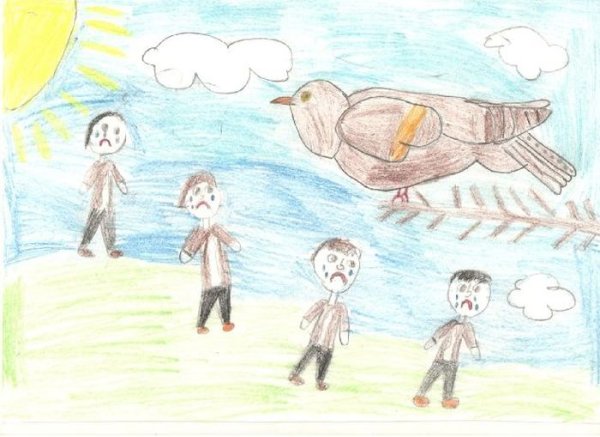 Рисунок к сказке Кукушка