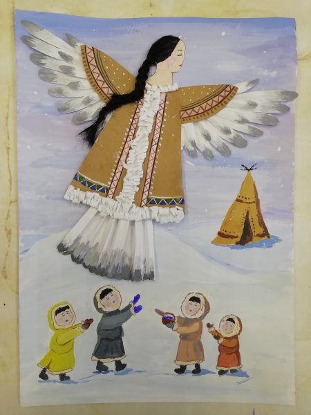 Ненецкая сказка Кукушка иллюстрации