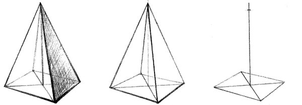 Штриховка пирамиды