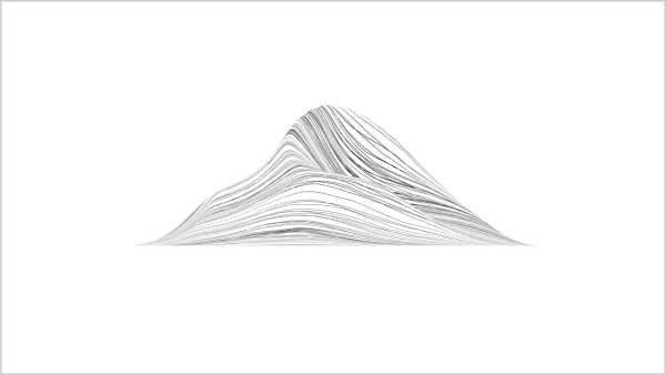 Горы одной линией