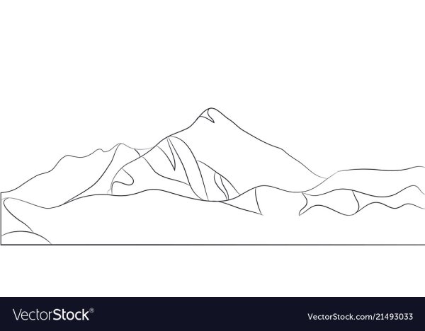 Горы одной линией