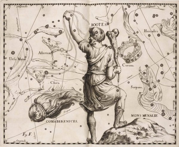 Волопас Созвездие схема