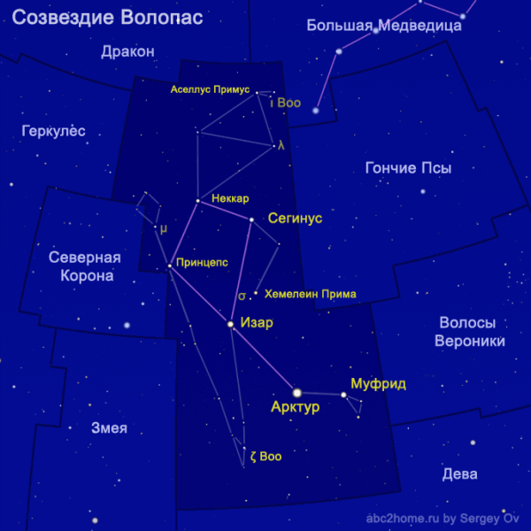 Созвездие Волопас