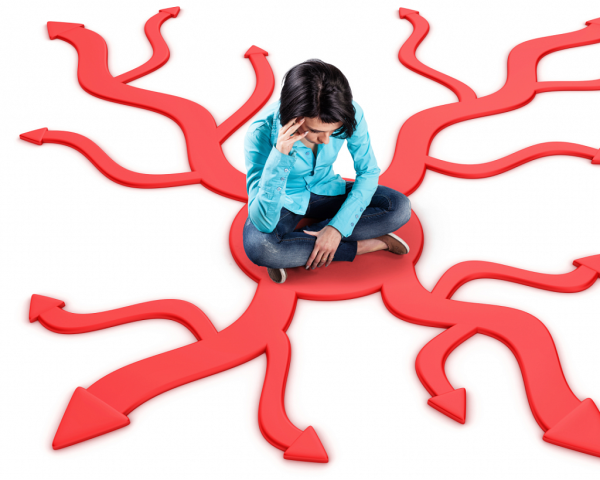 Женщина перед выбором