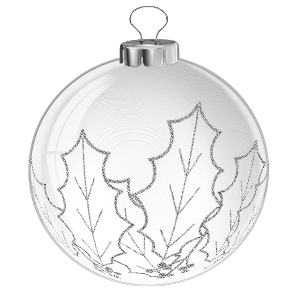 Елочный шар трафарет