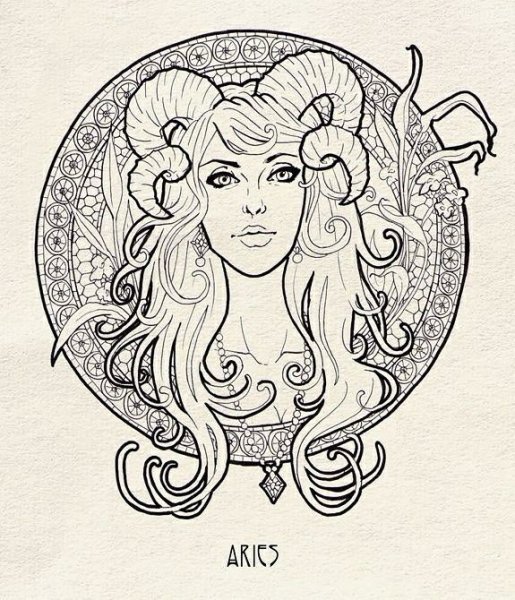 Раскраски антистресс знаки зодиака
