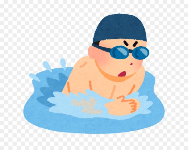 Пловец Баттерфляй рисунок