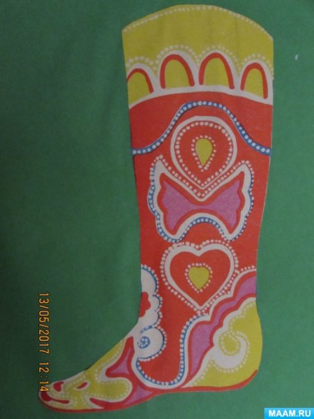 Аппликация читек татарский орнамент