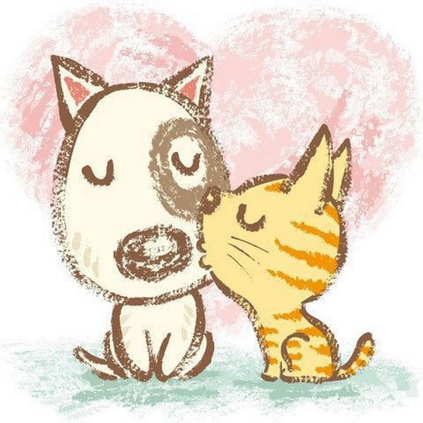 Кошечки собачки мультяшные