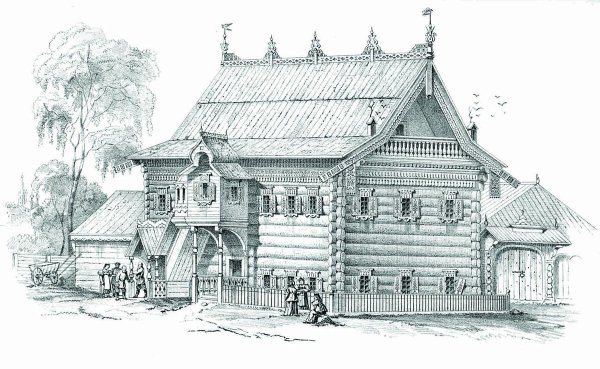 Преображенская Церковь Кижи Графика