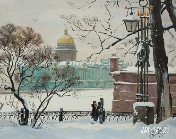 Еськов Адмиралтейство зимой