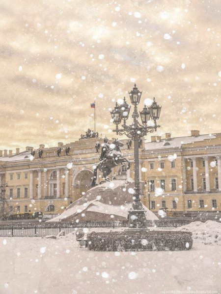 Санкт-Петербург зимой
