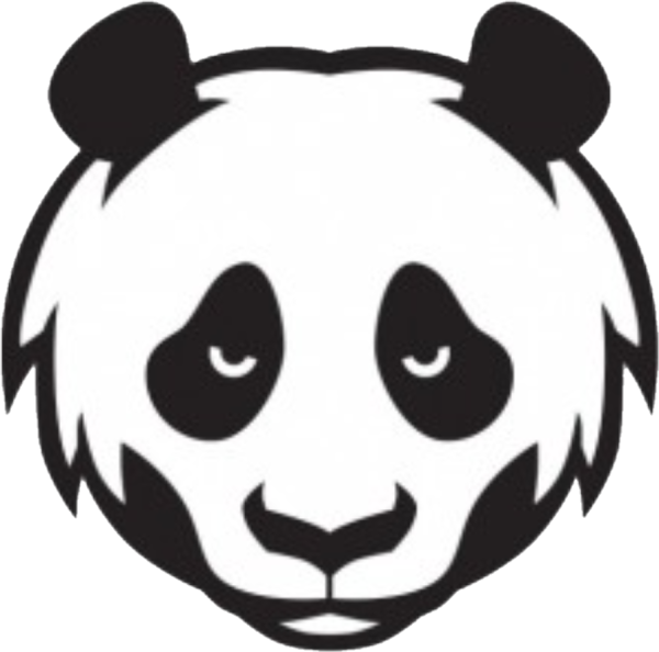 Голова панды вектор