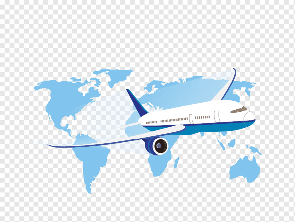 Самолет сбоку cartoon