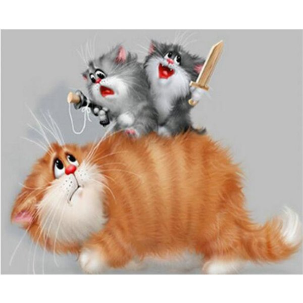 Коты нарисованные прикольные