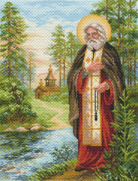 Серафим Саровский прорись