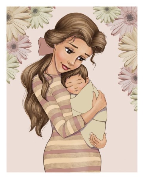 Рисунок ко Дню матери