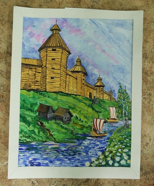 Белгородская крепость рисунок