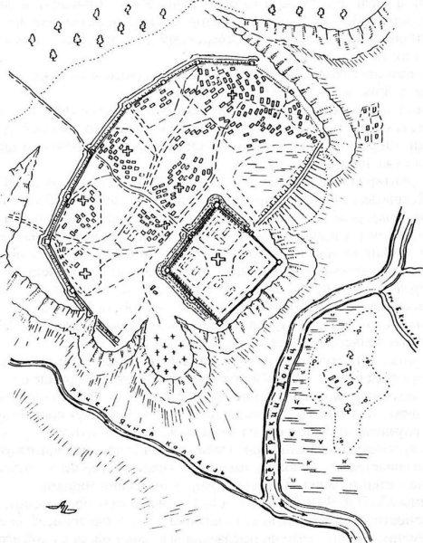 Засечная Белгородская черта сторожевые башни
