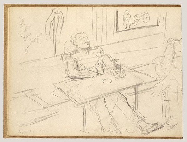 Бытовая сцена рисунок