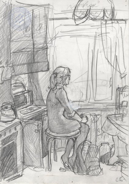 Наброски для художественной школы