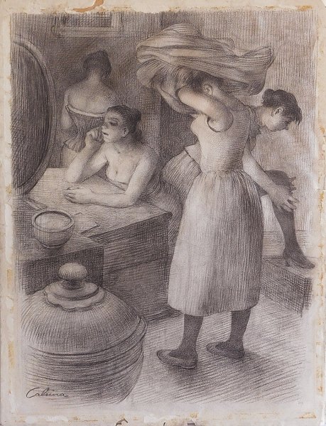 Эскиз бытового жанра