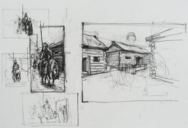 Наброски композиции