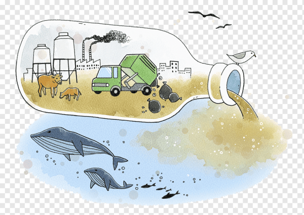 Рисунок на тему загрязнение окружающей среды