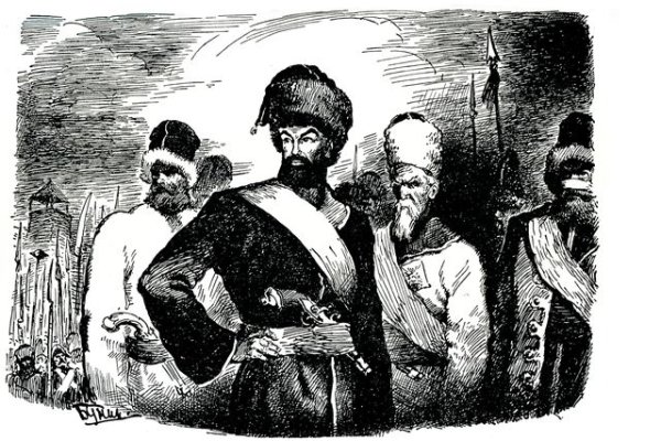 Емельян Пугачев восстание гравюра