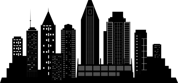 Очертания небоскребов