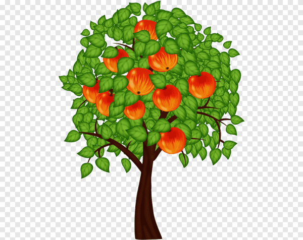 Осенние деревья гнутся от ветра