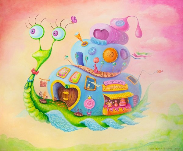 Фантастический сказочный дом