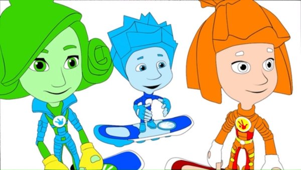 Фиксики новенькие фрик и гик с симкой и Ноликом