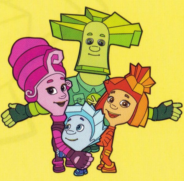 Раскраска Фиксики Нолик