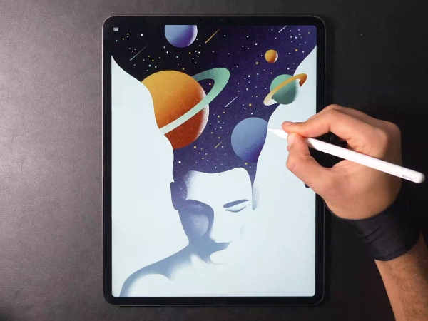 IPAD Pro рисование Procreate