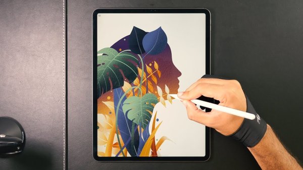 IPAD Pro рисование Procreate