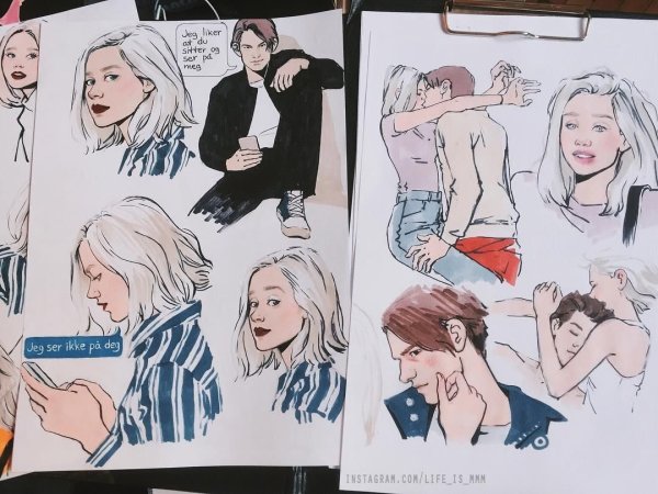 Нура и Вильям рисунки