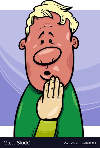 Покраснел от стыда