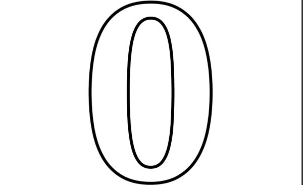 Контур букв