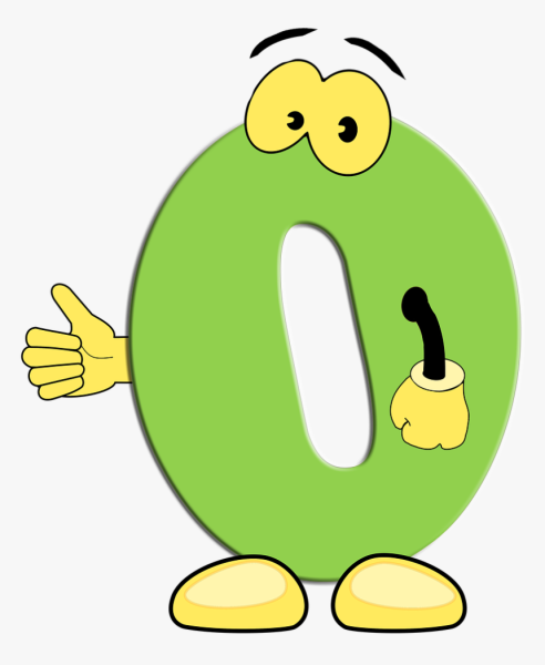 Цифра 0 рисунок